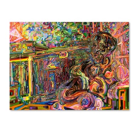 Trademark Fine Art Josh Byer 'The Suntanning Man' Canvas Art, 35x47 ALI5558-C3547GG